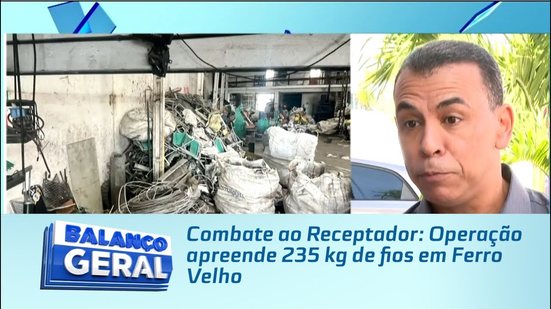 Combate Ao Receptador Opera O Apreende Kg De Fios Em Ferro Velho