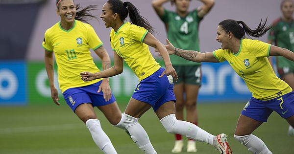 Brasil atropela México e está na final da Copa Ouro Feminina TNH