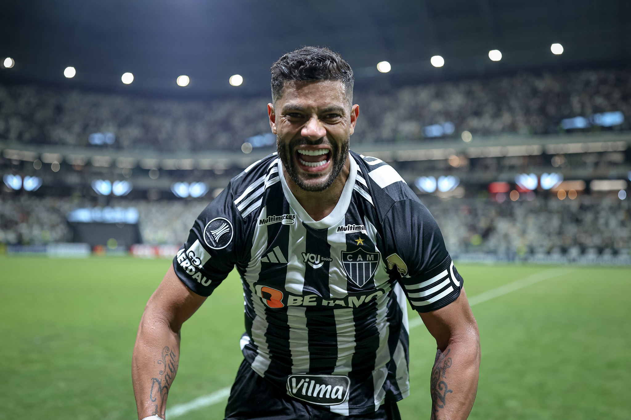 Galo entrou em campo contra o pior time da Libertadores