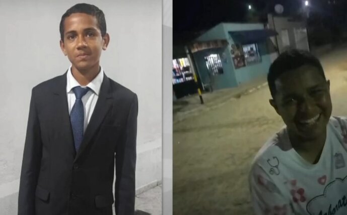 Walisson de Lima e Jonatas, de 16 e 15 anos, foram mortos em Colônia Leopoldina, no interior de Alagoas