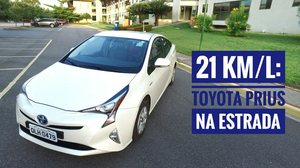 Imagem Vídeo: Fiz 21 km/l viajando com o Toyota Prius