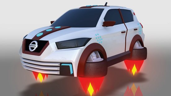 Imagem Carro voador? Crianças desenham como imaginam Nissan Kicks no futuro