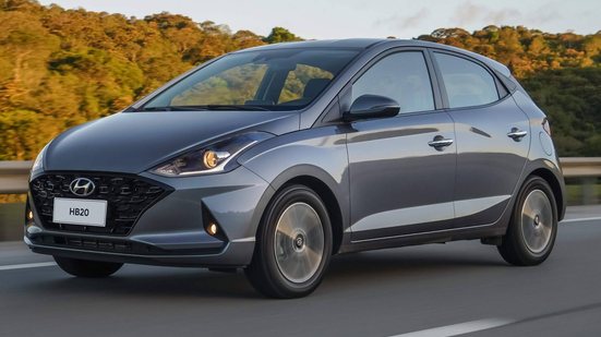 Imagem Hyundai HB20 foi o automóvel de passeio mais vendido de 2021