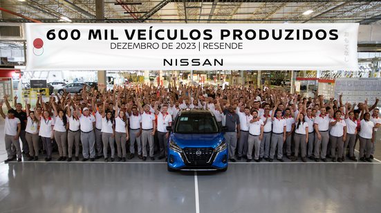 Imagem Nissan atinge 600 mil veículos produzidos em Resende-RJ