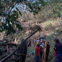 Imagens mostram cenário de destruição em acidente com ônibus na Serra da Barriga - BR104