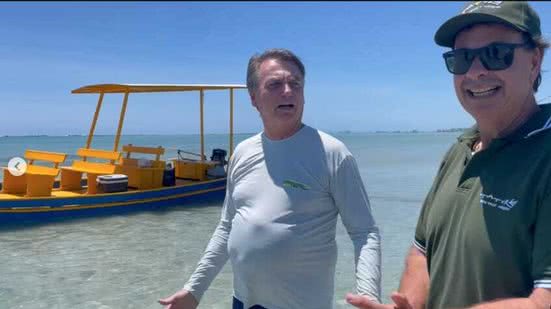 Bolsonaro e Machado em visita em dezembro do ano passado a Milagres - Poder360