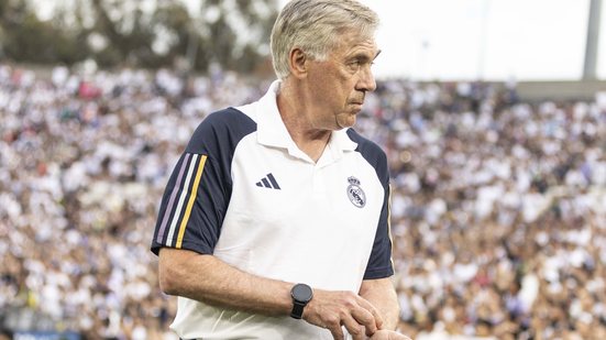 O técnico Carlo Ancelotti, do Real Madrid - PX IMAGES / Folhapress