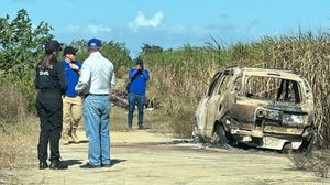 Veículo incendiado em Marechal Deodoro - Reprodução