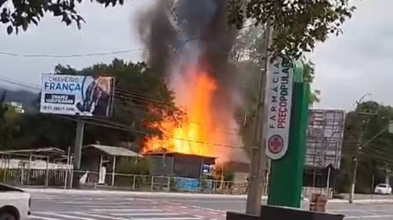 Casa de Francisco Wanderley Luiz foi incendiada - Reprodução