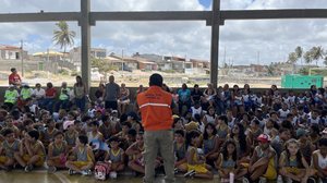 Defesa Civil participa de simulado de evacuação com escolas do Pontal - Defesa Civil de Maceió