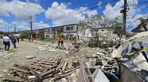 Cenário pós desabamento é de completa destruição - Caio Lui/TNH1