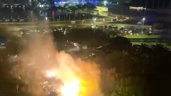 Explosão de bombas em Brasília - Reprodução