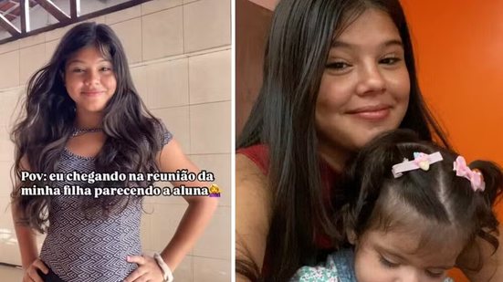 Victoria é mãe de Maya, 1 ano, e já chegou a ser confundida com uma criança de 9 - Foto: Reprodução/Redes Sociais