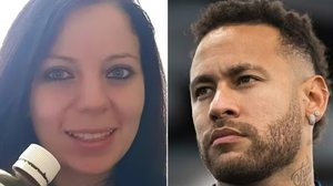 Mãe de suposta filha do Neymar e o jogador - Reprodução