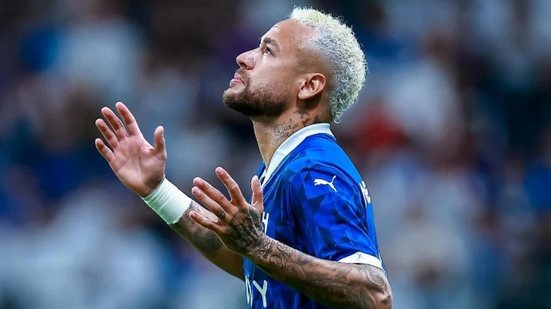 Neymar fez o comentário em um post nas redes sociais - Divulgação/Al Hilal