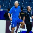 Neymar em aquecimento do Al-Hilal - Divulgação/Al-Hilal