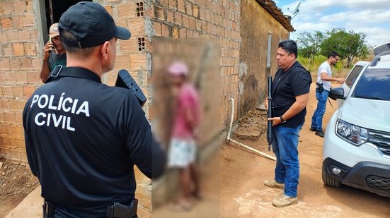 O suspeito foi preso ao visitar a mãe no mesmo local onde teria cometido o crime - Foto: Cortesia/Polícia Civil