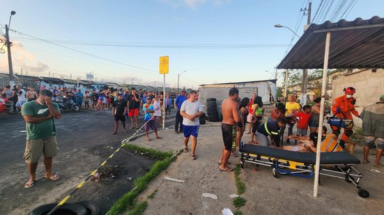 Até o momento são seis feridos - Cortesia ao TNH1