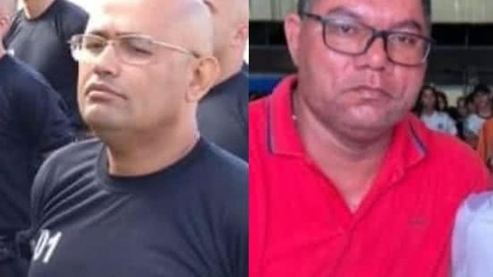 Sargentos Oliveira e Braulino foram mortos em serviço no Sertão de Alagoas - Montagem TNH1