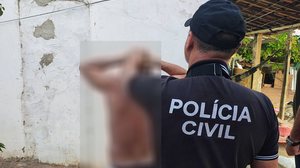 Suspeito de estuprar enteada dos 3 aos 7 anos é preso em Arapiraca - Divulgação / PC-AL