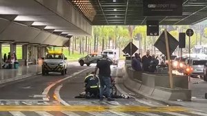 Homem é baleado e morto no Aeroporto Internacional de São Paulo - Reprodução