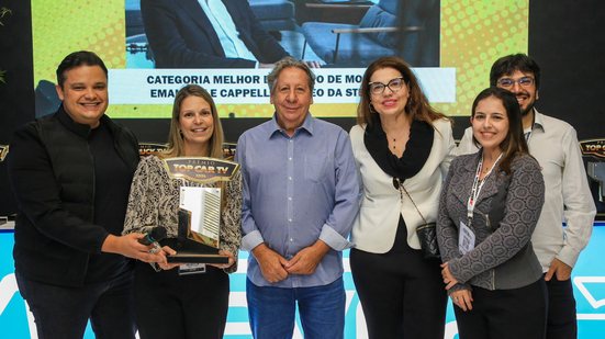 Edson Moura participa da entrega do Prêmio Top Car Tv para a Stellantis - Divulgação Top Car Tv