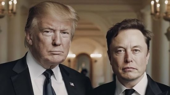 Donald Trump e Elon Musk - Divulgação