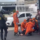 Mulher foi socorrida pelos Bombeiros - Foto: Reprodução/Rádio Pajuçara