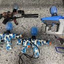 Armas de brinquedo, com munição em gel, viraram febre em várias regiões do país - Divulgação