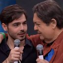 Faustão e o filho João Silva - Reprodução