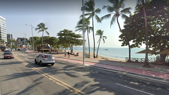 Caso foi registrado no trecho perto da Avenida Sandoval Arroxelas - Reprodução / Google Street View