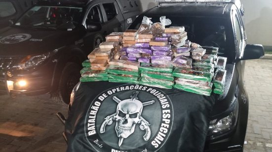 Polícia apreende 170kg de maconha que seria carregamento de organização criminosa em Rio Largo - Divulgação / SSP-AL