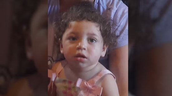 Bebê foi levada da casa da família no bairro Parolin, em Curitiba - Arquivo familiar