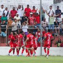 O gol de Afonso sacramentou a vitória do Penedense no Estádio Alfredo Leahy - João Marcelo Cruz / TNH1