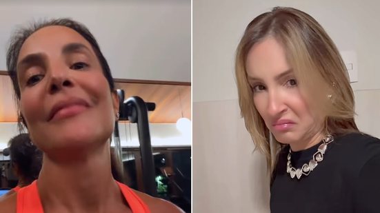 Ivete Sangalo e Claudia Leitte em publicações na rede social - Reprodução / Instagram