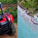 Jovem morre em acidente com quadriciclo na Praia dos Carneiros, no Recife - Reprodução