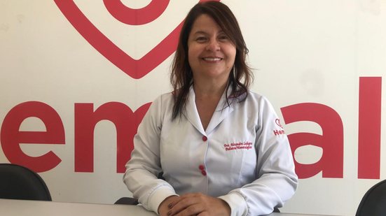 Médica hematologista pediatra Alexandra Ludugero reforça sobre importância da doação de sangue - Ascom Sesau