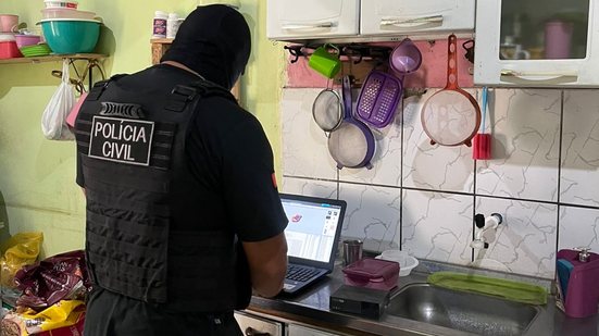 Foram identificados mais de 600 arquivos contendo vídeos e imagens com cenas de nudez e sexo envolvendo crianças e pré-adolescentes, armazenados pelo suspeito em uma conta na internet - Foto: Divulgação/PCAL