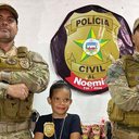 Menina que sonha em ser delegada ganha festa surpresa e participação de policiais civis - Ascom PC-AL