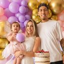 Roberto Firmino, Larissa Firmino e a filha Sophia - Foto: Reprodução/Redes Sociais