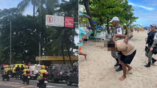 SSP-AL destaca reforço de policiamento após tiroteio na orla de Ponta Verde - Reprodução / Redes sociais