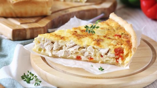 Quiche proteica de frango com palmito (Imagem: photosimysia | Shutterstock)