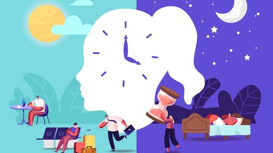 Jet lag vai além do cansaço e pode agravar quadros emocionais (Imagem: ivector | Shutterstock)