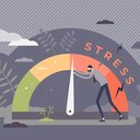 O estresse compromete a qualidade de vida das pessoas (Imagem: VectorMine | Shutterstock)