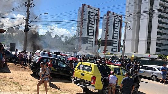 Protesto bloqueou os dois sentidos da rodovia | Rádio Pajuçara FM / Helio Góes