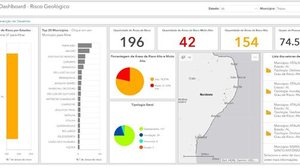 Dashboard mostra dados gerais sobre áreas de risco a desastres em Alagoas | CPRM