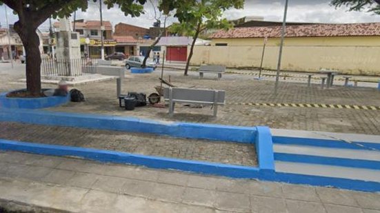 A confusão aconteceu na Praça Padre Cícero Romão Batista | Reprodução/Google Street View