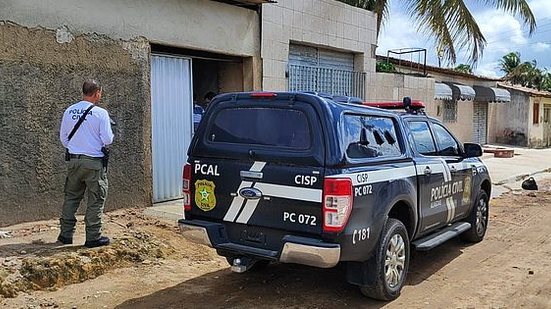 Idoso foi preso em casa, em Arapiraca | Foto: Cortesia / Ascom PC