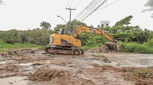 Obra deve melhorar o escoamento de água na região | Foto: Junior Bertoldo/Ascom Seminfra