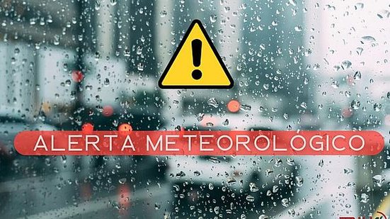 Imagem Alerta laranja para perigo com chuva é emitido para mais de 80 cidades de Alagoas nesta segunda (06)